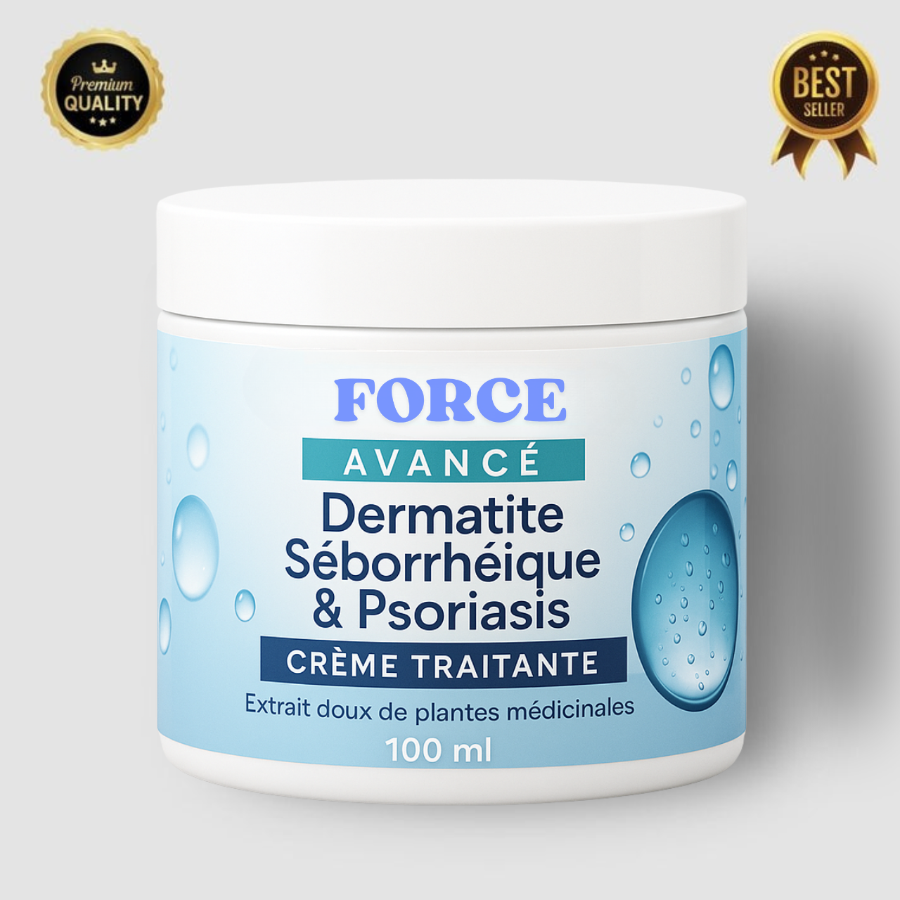 ForceSkin™ – Crème Apaisante Barbe & Visage