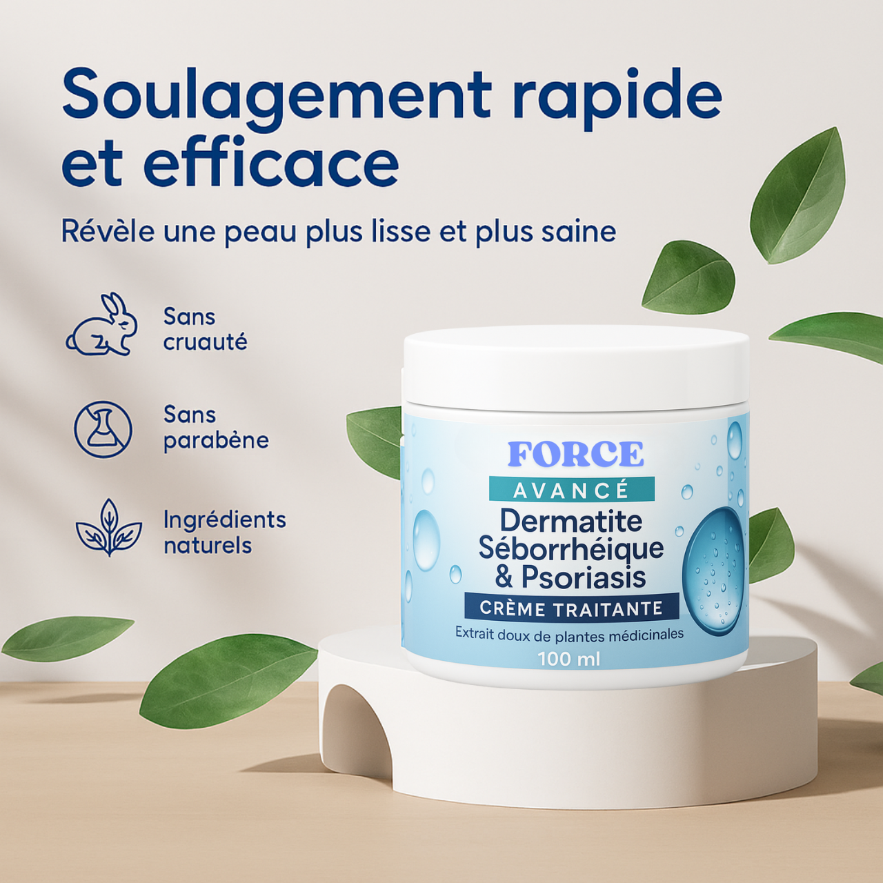 ForceSkin™ – Crème Apaisante Barbe & Visage